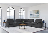Collins Dark Grey 7-piece Modular Power Reclining Sectional - Ornate Home