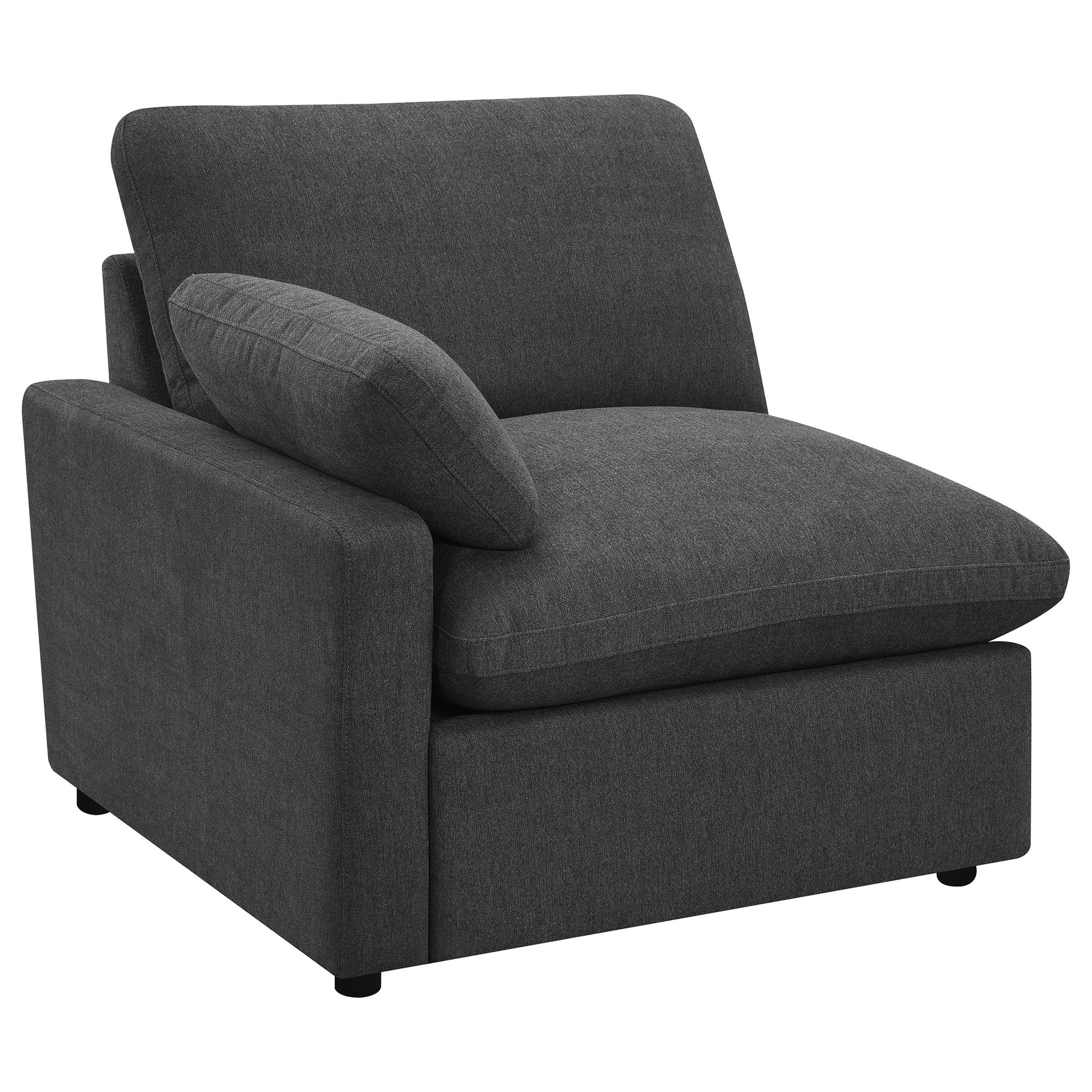 Collins Dark Grey Power Loveseat - Ornate Home