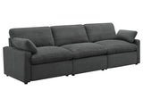 Collins Dark Grey Power Sofa - Ornate Home