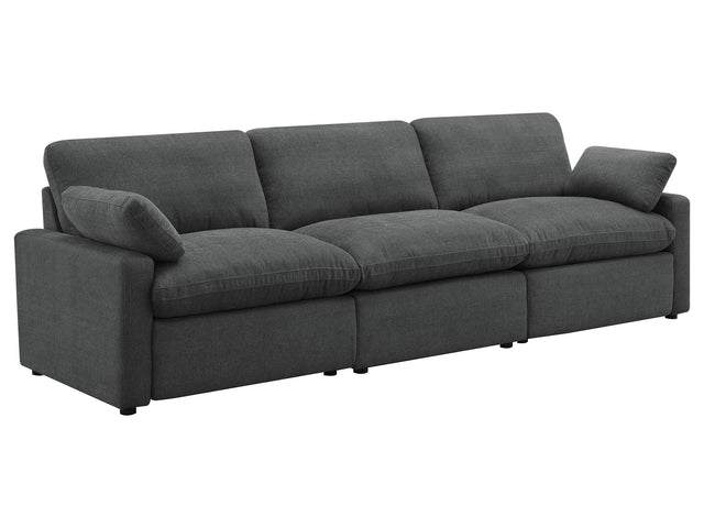 Collins Dark Grey Power Sofa - Ornate Home