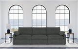 Collins Dark Grey Power Sofa - Ornate Home