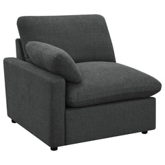 Collins Dark Grey Power Sofa - Ornate Home