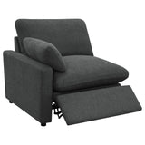 Collins Dark Grey Power Sofa - Ornate Home