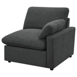 Collins Dark Grey Power Sofa - Ornate Home