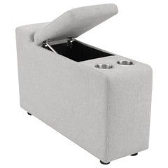 Collins Grey 5-piece Power Reclining Home Theater Seating - Ornate Home