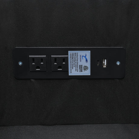 Collins Grey 5-piece Power Reclining Home Theater Seating - Ornate Home