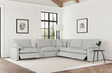 Collins Grey 6-piece Modular Power Reclining Sectional - Ornate Home