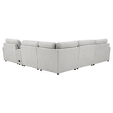 Collins Grey 6-piece Modular Power Reclining Sectional - Ornate Home