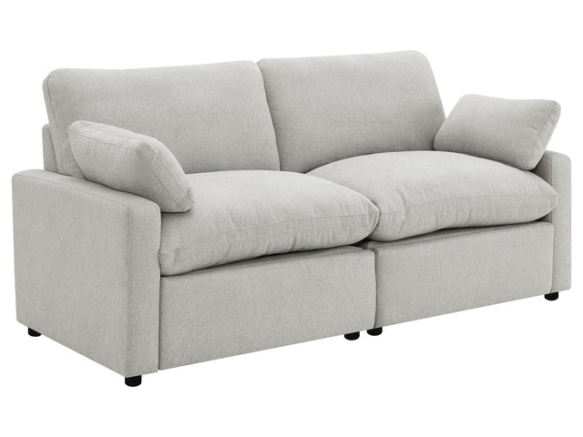 Collins Grey Power Loveseat - Ornate Home