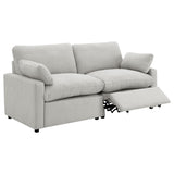 Collins Grey Power Loveseat - Ornate Home