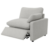 Collins Grey Power Loveseat - Ornate Home
