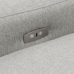 Collins Grey Power Loveseat - Ornate Home