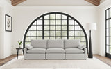 Collins Grey Power Sofa - Ornate Home