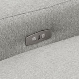 Collins Grey Power Sofa - Ornate Home