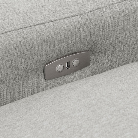 Collins Grey Power Sofa - Ornate Home