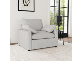 Collins Grey Upholstered Power Recliner Chair - Ornate Home
