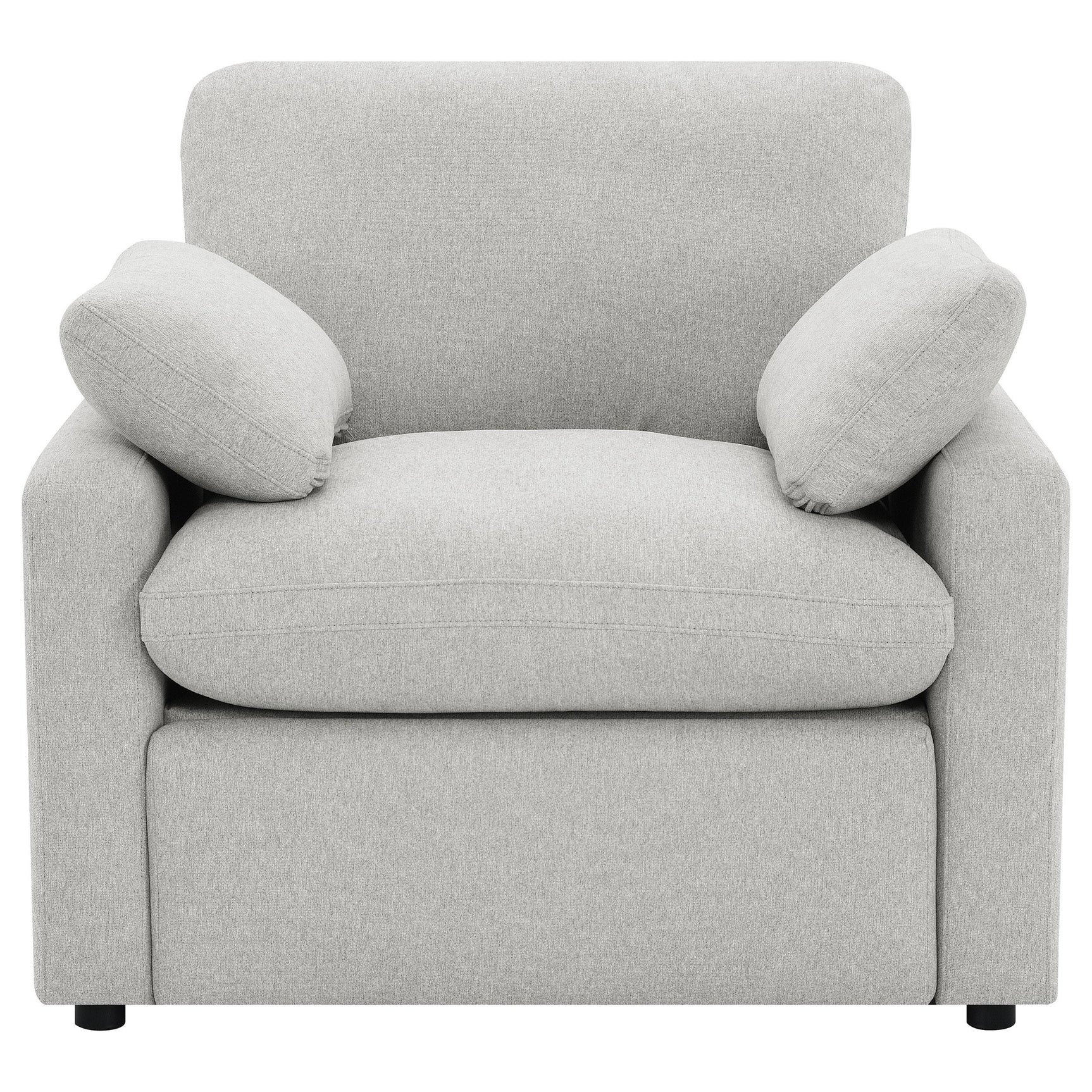 Collins Grey Upholstered Power Recliner Chair - Ornate Home