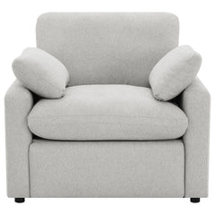 Collins Grey Upholstered Power Recliner Chair - Ornate Home