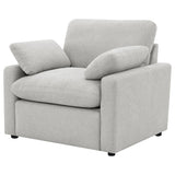 Collins Grey Upholstered Power Recliner Chair - Ornate Home
