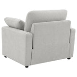Collins Grey Upholstered Power Recliner Chair - Ornate Home