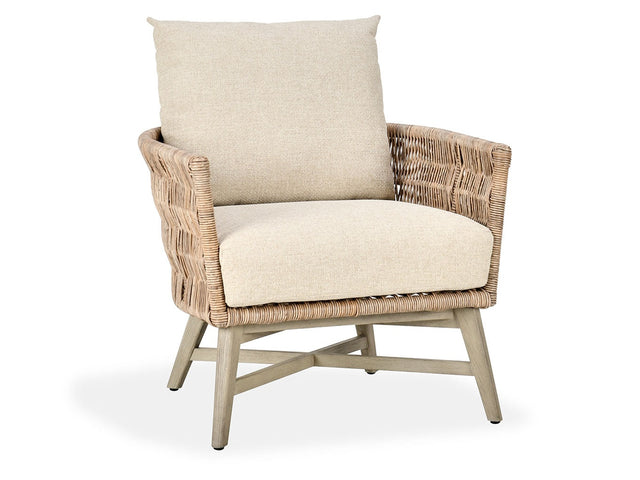 Collins Natural/Sand Outdoor Accent Chair - Ornate Home