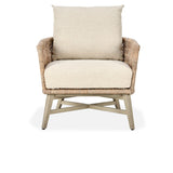 Collins Natural/Sand Outdoor Accent Chair - Ornate Home