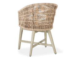 Collins Natural/Sand Outdoor Dining Chair - Ornate Home