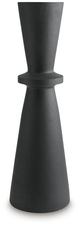 Collisten Black Vase 9" (Online Special Price) - Ornate Home