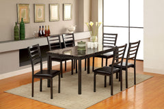 Colman Black 60" Dining Table - Ornate Home