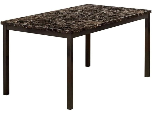 Colman Black 60" Dining Table - Ornate Home