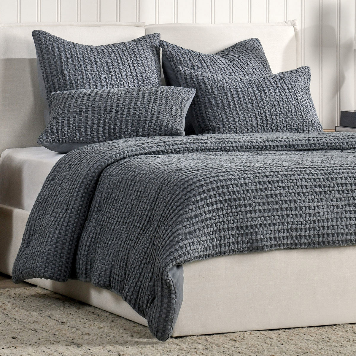 Colmar Marina Blue Quilt Collection - Ornate Home