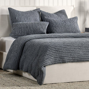 Colmar Marina Blue Quilt Collection - Ornate Home