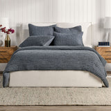 Colmar Marina Blue Quilt Collection - Ornate Home