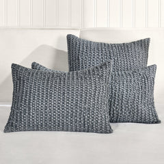 Colmar Marina Blue Quilt Collection - Ornate Home