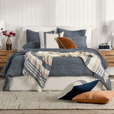 Colmar Marina Blue Quilt Collection - Ornate Home
