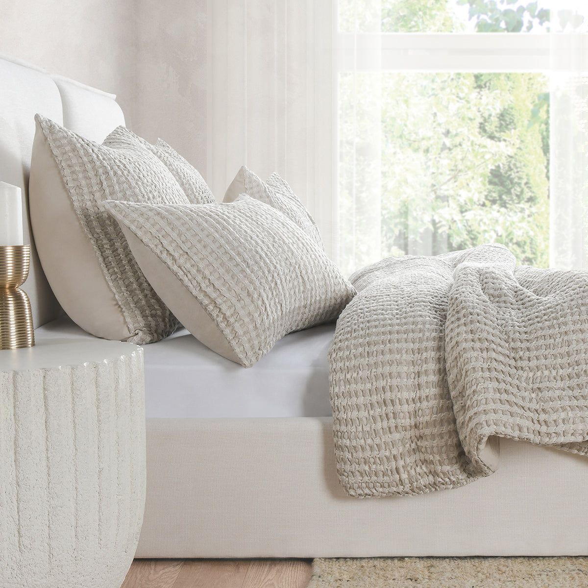 Colmar Natural Quilt Collection - Ornate Home