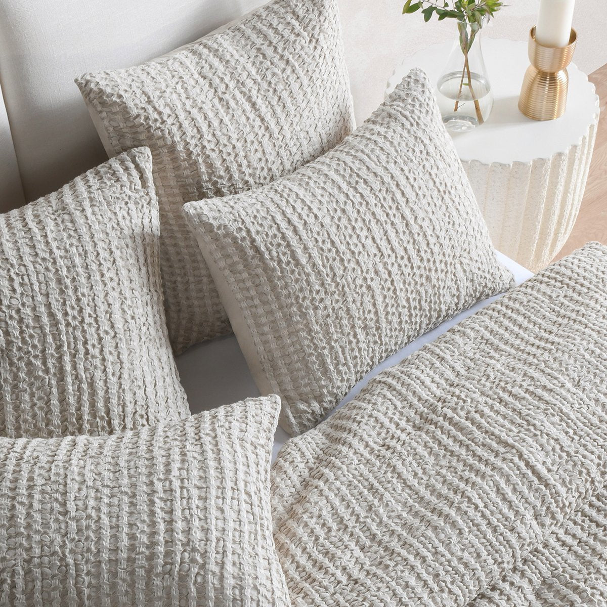 Colmar Natural Quilt Collection - Ornate Home