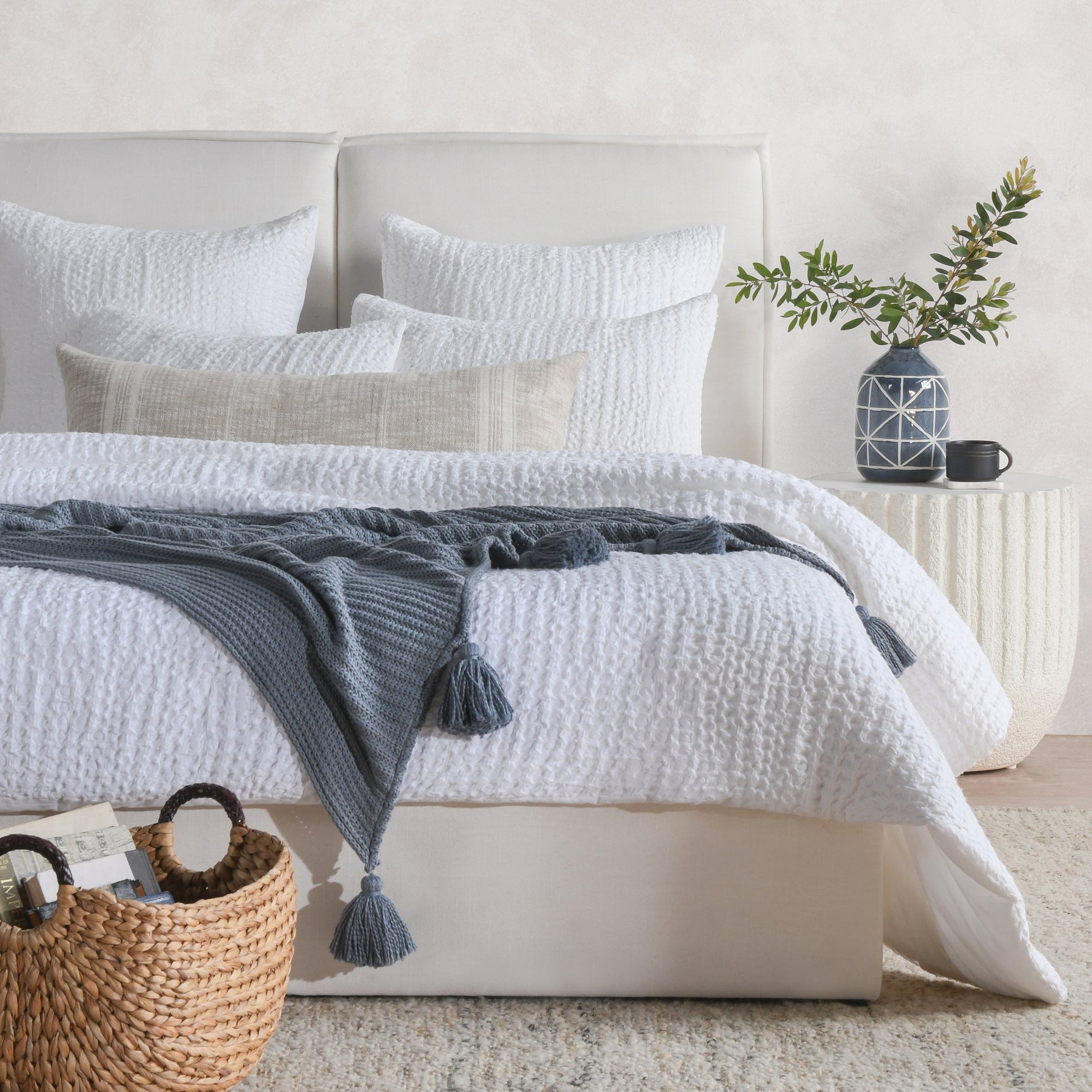 Colmar White Quilt Collection - Ornate Home