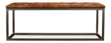 Cologne Tan Long Stool - Ornate Home