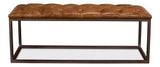 Cologne Tan Long Stool - Ornate Home