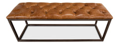 Cologne Tan Long Stool - Ornate Home