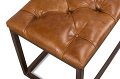 Cologne Tan Long Stool - Ornate Home