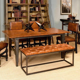 Cologne Tan Long Stool - Ornate Home