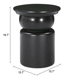 Colombo Black Side Table - Ornate Home