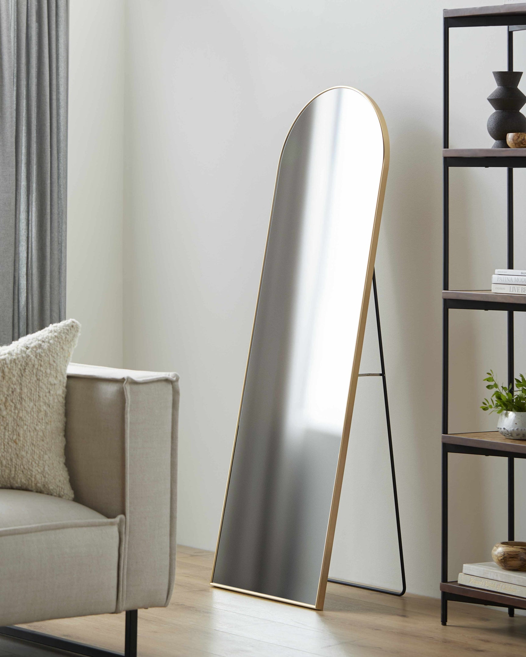 Colongolo Contemporary Gold Mirror - Ornate Home