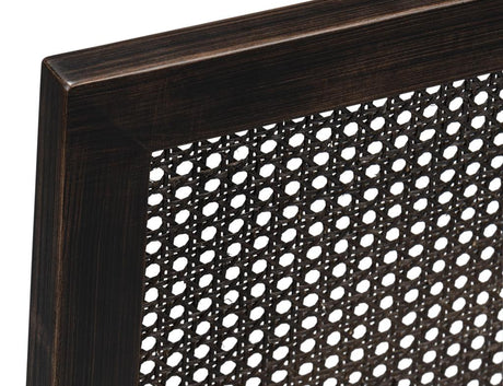 Colonial Black Cane Back Side Chair (Set of 2) - Ornate Home