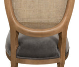 Colonial Brown Oval Cane Back Side Chair (Set of 2) - Ornate Home