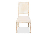 Colonial Grey Oak Cane Back Side Chair (Set of 2) - Ornate Home