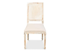 Colonial Grey Oak Cane Back Side Chair (Set of 2) - Ornate Home