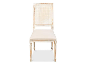 Colonial Grey Oak Cane Back Side Chair (Set of 2) - Ornate Home